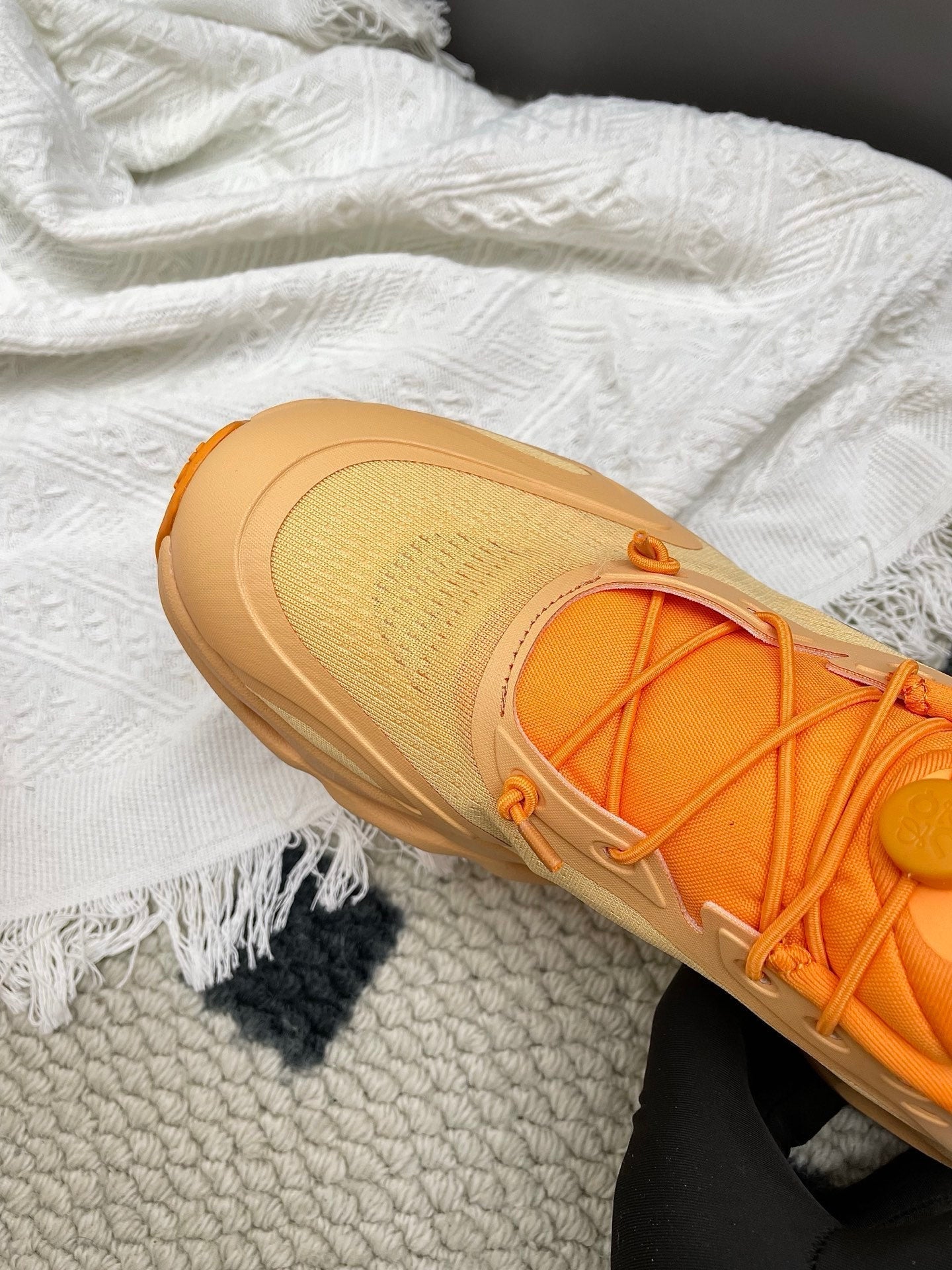LOEWE 26S CLOUDSOLO SNEAKERS IN ORANGE RECYCLED POLYESTER