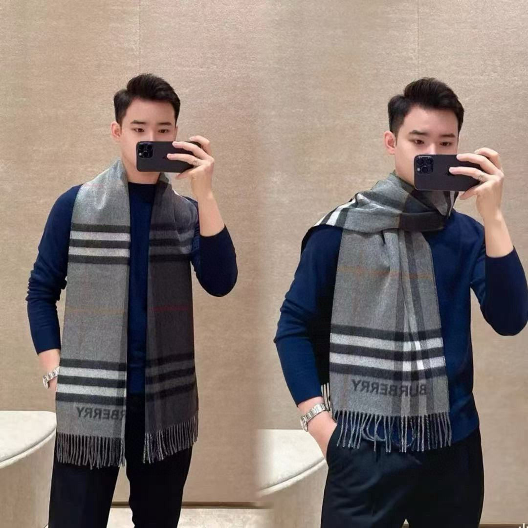 BBR SCARF 168 CM IN CASHMERE 540611