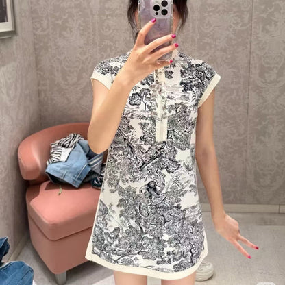 DIOR 25S PRINTED DRESS 700