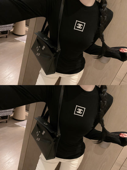 CHANEL 25S LONG SLEEVE T SHIRT STYLE 105