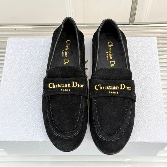 DIOR LOAFER 25S IN BLACK SUEDE