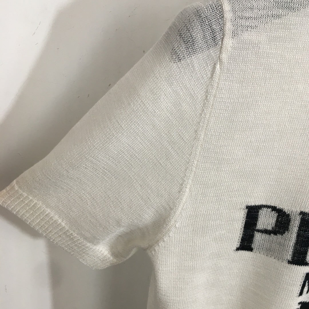 PRADA SHORT-SLEEVE KNIT TOP STYLE 178