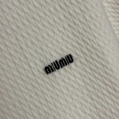 MIUMIU SHORT-SLEEVE KNIT TOP STYLE 421