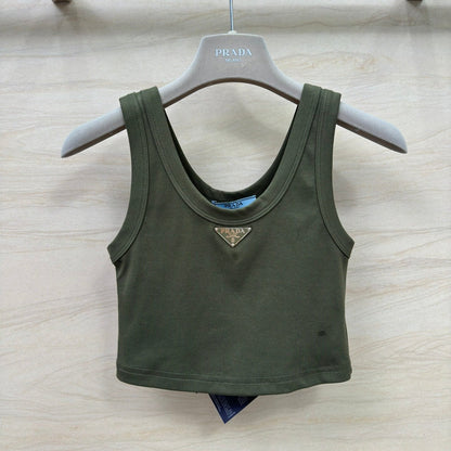 PRADA 26S CREW NECK TANK TOP 656