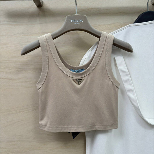 PRADA 26S CREW NECK TANK TOP 655