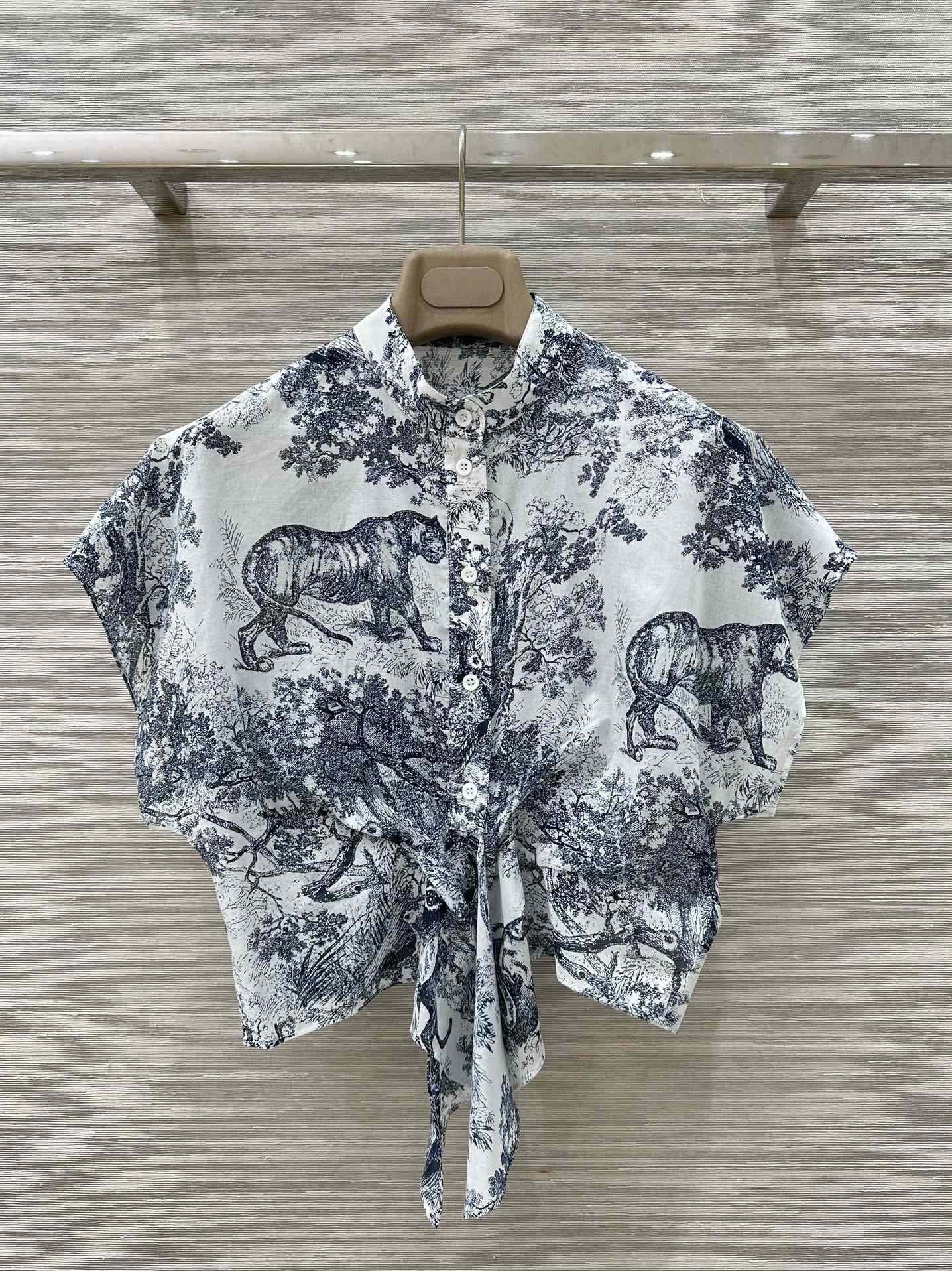 DIOR 26S PATTERNED SHIRT AND PANTS SET 1174