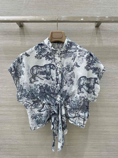 DIOR 26S PATTERNED SHIRT AND PANTS SET 1174