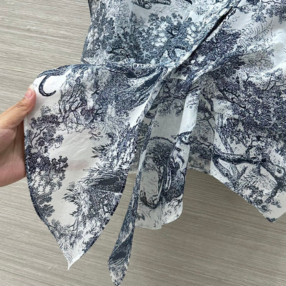 DIOR 26S PATTERNED SHIRT AND PANTS SET 1174