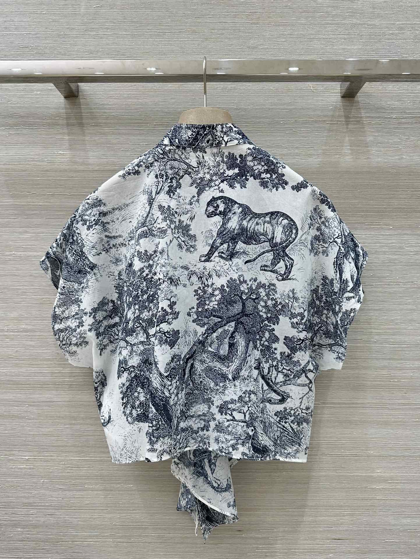 DIOR 26S PATTERNED SHIRT AND PANTS SET 1174
