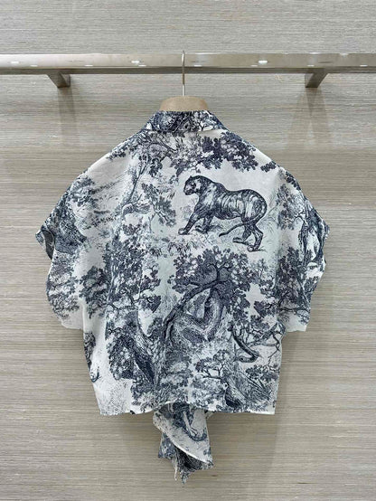 DIOR 26S PATTERNED SHIRT AND PANTS SET 1174