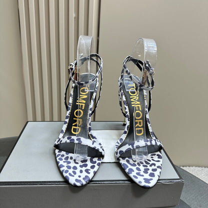 PADLOCK POINTY SANDAL 10 CM IN WHITE MIX ROYAL PURPLE CALFSKIN