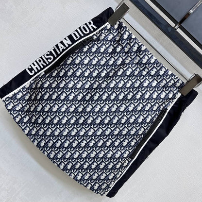 DIOR 25S DRESS WITH TEXT STRIP 264621