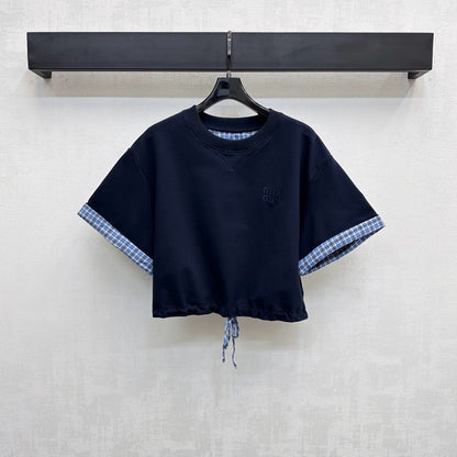 MIU 25S PLAID SET IN COTTON 264589