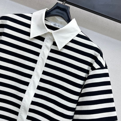MAXMA 25S STRIPED SHIRT IN COTTON 264534