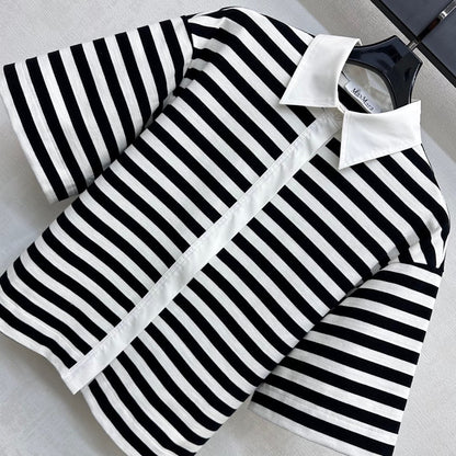 MAXMA 25S STRIPED SHIRT IN COTTON 264534
