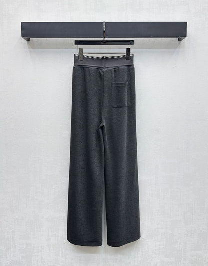 DIOR 25S WIDE-LEG DRAWSTRING PANTS STYLE 018