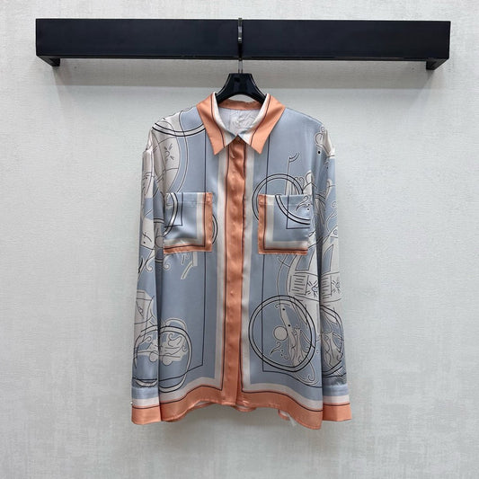 HERMES 26S LONG SLEEVE SHIRT 585