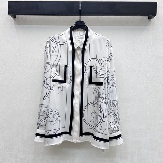 HERMES 26S LONG SLEEVE SHIRT 582