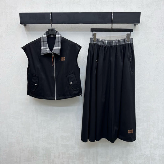 MIUMIU 26S BLAZER AND SKIRT SET 985
