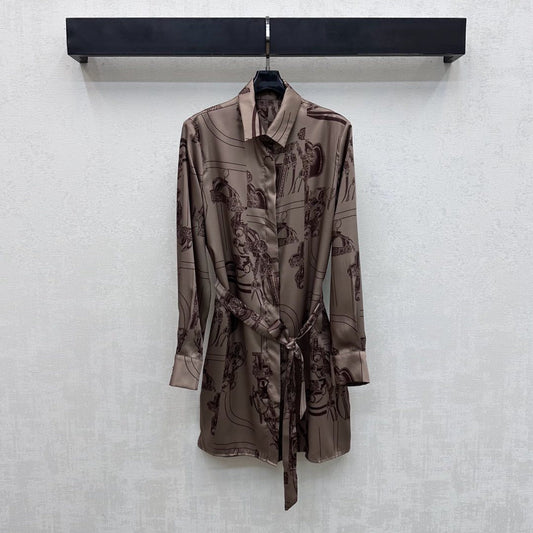 HERMES 26S SHIRT DRESS 485