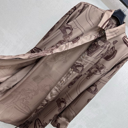 HERMES 26S SHIRT DRESS 485