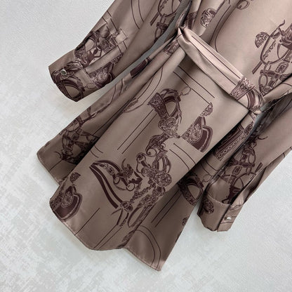 HERMES 26S SHIRT DRESS 485