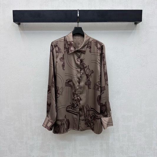 HERMES 26S LONG SLEEVED SHIRT 486