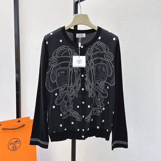 HERMES 26S KNIT CARDIGAN 503