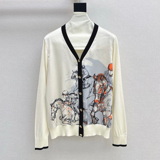 HERMES 26S KNIT CARDIGAN 510
