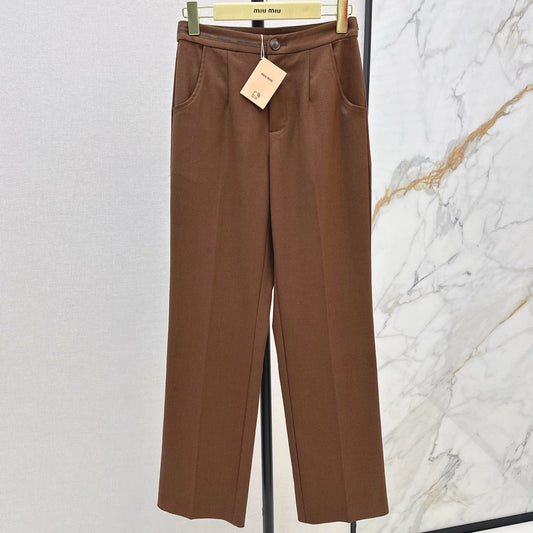 MIUMIU 26S WIDE LEG PANTS 954