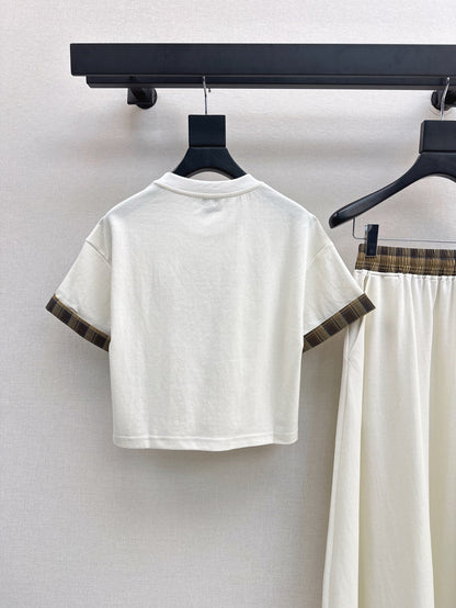 BURBERRY 26S TOP AND SKIRT SET 422