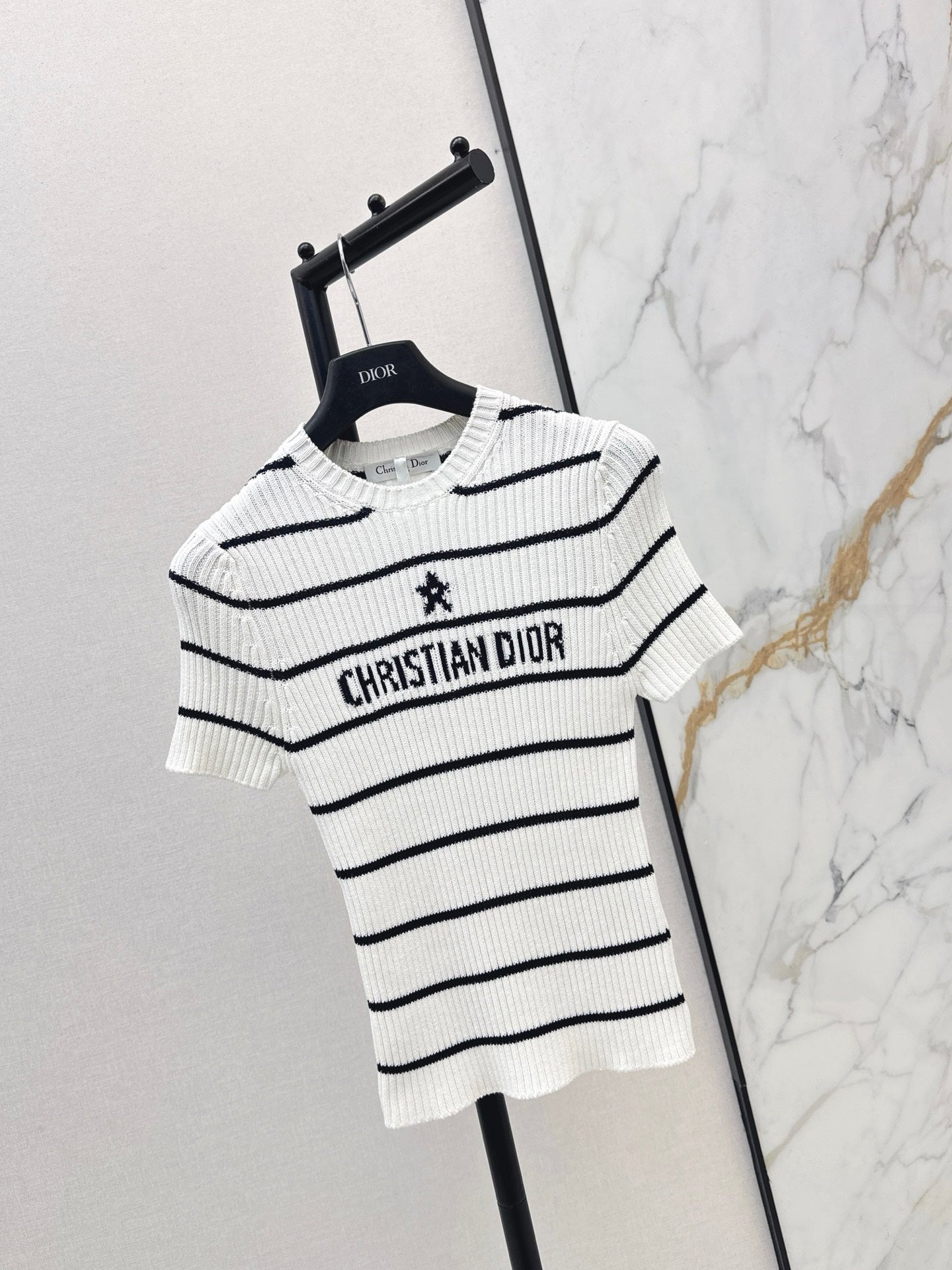 DIOR 25S SHORT-SLEEVE SWEATER 541