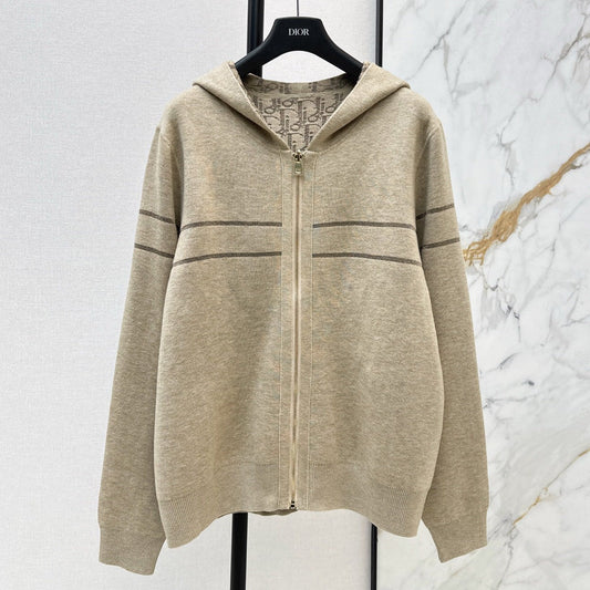 DIOR 25S ZIP-UP KNIT JACKET 544