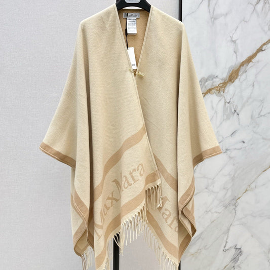 MAX MARA 25S JACQUARD CAPE COAT 008