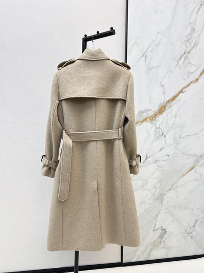 BURBERRY 25S LONG WOOL COAT 286