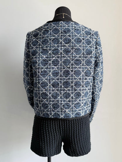 DIOR 25S CANNAGE CROPPED JACKET STYLE 056