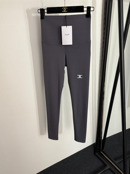 CELINE 26S HIGH-WAISTED STRETCH LEGGINGS STYLE 27
