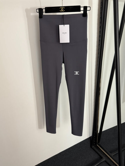 CELINE 26S HIGH-WAISTED STRETCH LEGGINGS STYLE 27