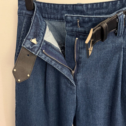 PRADA 25S HIGH‑WAIST STRAIGHT LEG JEANS 235