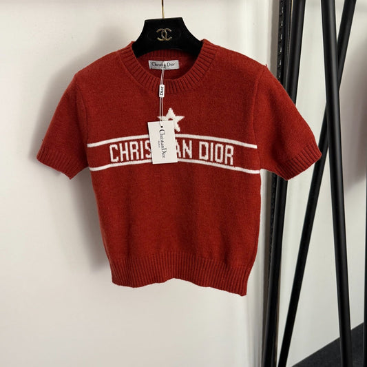 DIOR 25S SHORT-SLEEVE SWEATER 650
