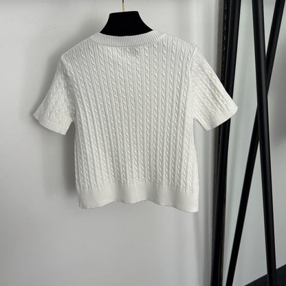CHANEL 26S SHORT-SLEEVE CARDIGAN 688