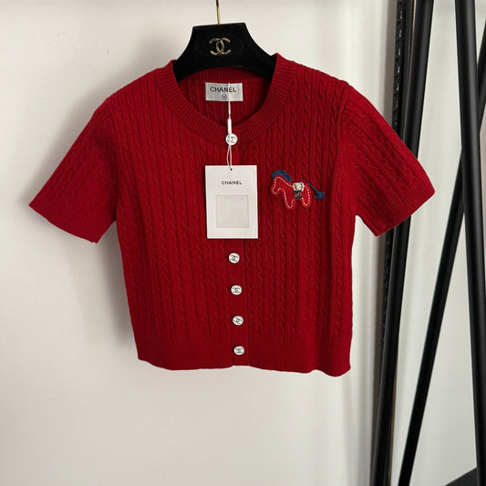 CHANEL 26S SHORT-SLEEVE CARDIGAN 689