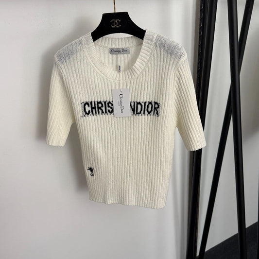 DIOR 26S SHORT-SLEEVE KNIT TOP 1130