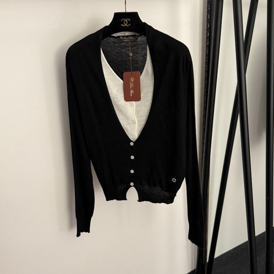 LP 26S LONG-SLEEVE V-NECK CARDIGAN 531