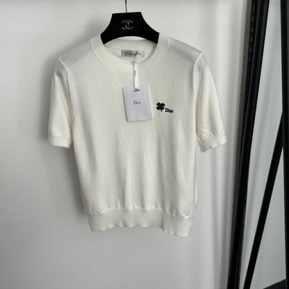 DIOR 26S SHORT-SLEEVE KNIT SWEATER 894