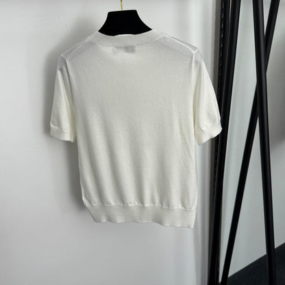 DIOR 26S SHORT-SLEEVE KNIT SWEATER 894