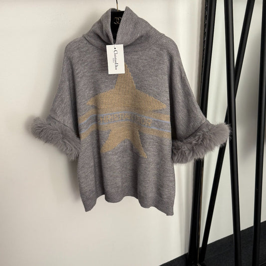 DIOR 26S SHORT SLEEVE HIGH NECK KNIT SWEATER 997
