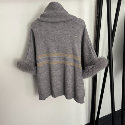 DIOR 26S SHORT SLEEVE HIGH NECK KNIT SWEATER 997