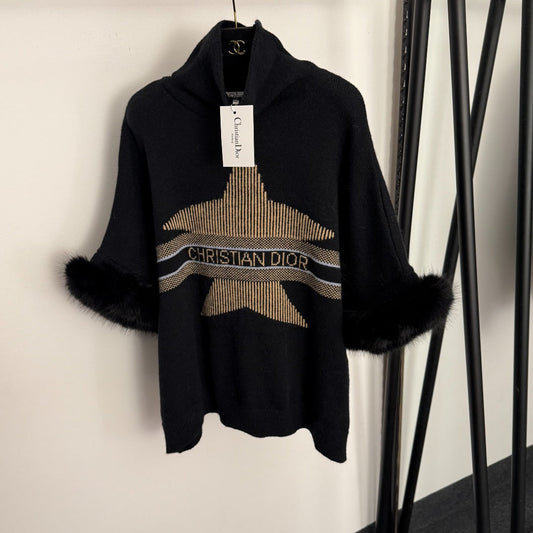 DIOR 26S SHORT SLEEVE HIGH NECK KNIT SWEATER 995