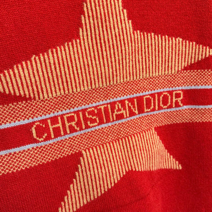 DIOR 26S SHORT-SLEEVE HIGH-NECK KNITTED SWEATER 967